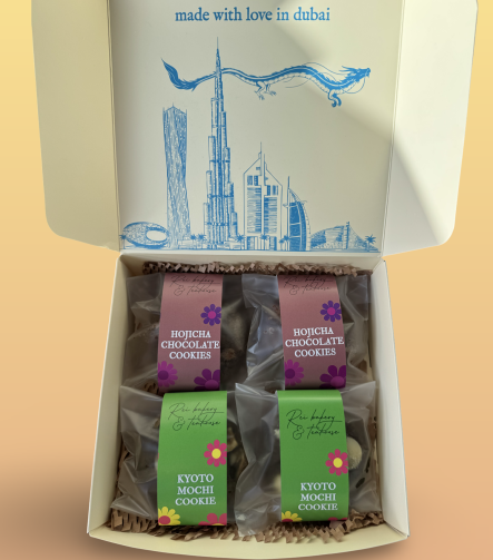 Assorted mochi cookies by Rei Bakery and Teahouse in Dubai, UAE