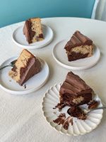 VIETNAMESE COFFEE MOCHA FROSTED SOUR CREAM MARBLE CAKE - Image 2